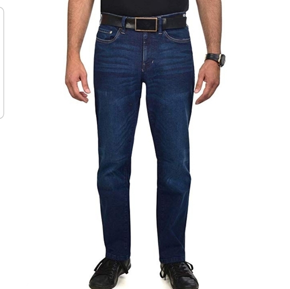 Izod men's boot cut jeans - Picture 1 of 8